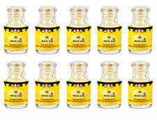 Paquete de 10 fragancias de aceite de perfume Nemat Attar 96 White Oud Best Indian 2,5 ml cada una