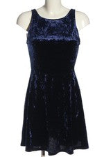 H&M Vestido Línea A Mujer Casual Azul Talla 38 Casual Elegante