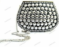 Nuevo bolso de mano de moda de piedra de metal para mujer