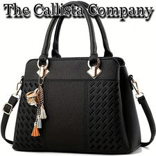 1.1K+ Vendido | CALLISTA CO. BOLSO DE HOMBRO/MANO DE MODA PARA MUJER (NEGRO) ✓