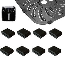 4 piezas 10 piezas o 20 piezas freidora de aire silicona placa de vapor esquinas estera para hornear