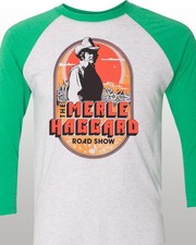 Camiseta deportiva vintage estilo gira Merle Haggard unisex 1979 SM-XXL