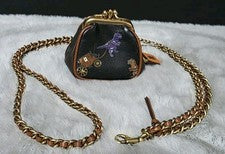 Bandolera Coach 1941 REXY Dino Dinosaurio Mini Kisslock - Nueva sin etiquetas
