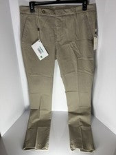NUEVO Pantalones chinos italianos de algodón Entre Amis O’Sart para hombre talla 38/32