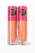 2x Revolution Blush Bomb Crema Colorete Filtro Melocotón Tamaño Completo 4.6ml Nuevo y Sellado