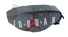 Nuevo con etiquetas Nike Jordan Logo Bandolera Riñonera 12" x 4" x 5" Gris Lobo
