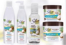 Mezcla de silicona | Productos para el cuidado del cabello con aceite de coco para cabello seco y dañado