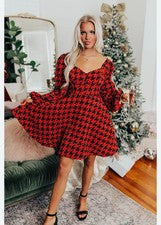 Vestido de Noche a Cuadros Nuevo Vestido de Diseñador Único... Tan pequeño muy bonito y elegante