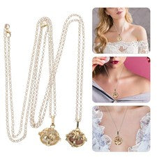 Perfume Necklace Girls Essential Oil Necklaces for Women Jewelry