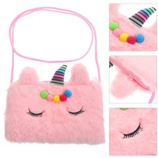 Bolso de hombro con forma de animal bolsa de almacenamiento creativo bandolera para niños para niñas