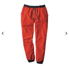 Pantalones de viaje cálidos rojos Workman FieldCore pantalones de moda todas las estaciones Japón