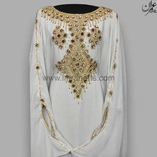 D21 Vestido Árabe Boda Étnico Farasha Elegante Kaftán Marroquí Abaya