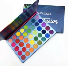Belleza Esmaltada 39 Colores Fusión Maquillaje Sombra de Ojos Paleta Iluminador Brillo Hacer