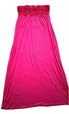 Vestido tubo Design History coral rosa talla XL para mujer primavera verano ropa