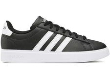 Talla 10.5 - Adidas Grand Court Core Negro Blanco Nube GW9196