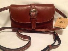 BOLSO BANDOLERA TORRI Patricia Nash para mujer nuevo con etiquetas color tostado precio de venta sugerido por el fabrica