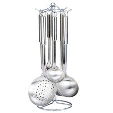 Juego de utensilios de cocina para cocina en casa 201 acero inoxidable mango antideslizante