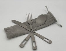 Utensilios de camping de titanio