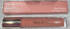 Brillo de labios raro Beauty Stay Vulnerable casi pétalo - brillo neutro - 0,12 fl oz.