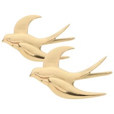 2 Piezas Colgante Pájaro Adorno Caprichoso Decoración Hogar Decoraciones de Pared Europeas