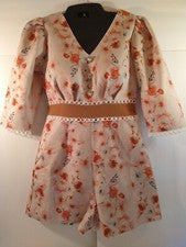Mono Floral Diseñador Para Mujer Nuevo Con Etiquetas Formal, Ropa de Fiesta