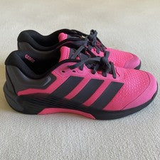 Adidas Dropset 4 Zapato de Entrenamiento Hombre Talla 8.5 Rosa Lúcido Entrenamiento Gimnasio