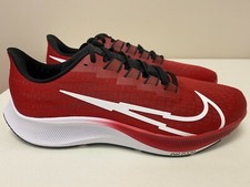 Hombres 12.5 Nike Air Zoom Pegasus 37 BTC Gimnasio Rojo/Blanco-Negro DA1801 600