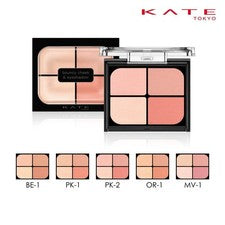 [KANEBO KATE] Paleta de sombras y rubor de mejillas hinchables 4,9 g JAPÓN NUEVO