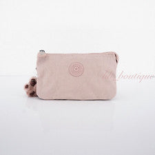 Bolsa de accesorios grande Kipling Creativity L AC2084 poliamida rosa brillante nueva con etiquetas