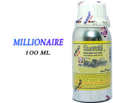 Millionaire Surrati aceite de perfume concentrado, envasado de 100 ml, aceite Attar.