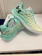 Under Armour Flow Velociti Wind 2 CN White Green Breeze mens sz 9.5 Runners