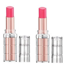 Pack de 2 lápices labiales L'Oreal Paris color rico regordete y brillo, guayaba regordete #104