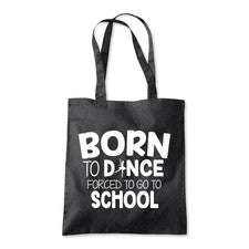 Bolso escolar forzado Born To Dance Shopper de playa para compras