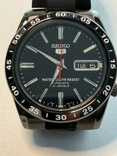 SEIKO SEIKO5 SNKE03K1 Negro Automático Hombre Reloj Caja y Papel Nunca Usado Japón