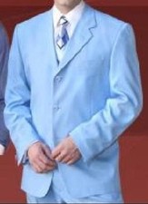 Traje Regular Hombre Cielo, Rojo, Púrpura Colores US Corte Clásico Talla Estilo 902