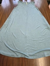 Nuevo sin etiquetas Maxi Vestido 42Pops Para Mujer Azul Sin Mangas Talla S Mezcla Viscosa Largo Informal