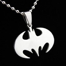Collar colgante de insectos Batman con dije de murciélago superhéroe de acero inoxidable joyería