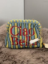 Bolso clutch Mirasol Ciao Bella con cuentas declaración boho verano nuevo con etiquetas