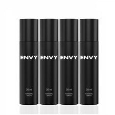 Envy Spray Natural Para Hombre Aroma Larga Duración 30 ml Cada Juego De 4