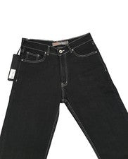 Pantalones de mezclilla de corte europeo estilo retro de moda para hombre