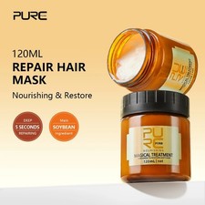 Mascarilla capilar mágica 120 ml aceite de argán cuidado del cabello crema 5 segundos reparación frizz daño