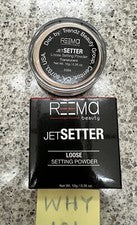 Polvo de ajuste suelto REEMA Beauty Jet Setter TRANSLÚCIDO. 35 oz/10 g TAMAÑO COMPLETO SELLADO