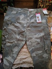 Pantalones cargo Wrangler para hombre 40x32 camuflaje exterior regular cónico estilo Y2K