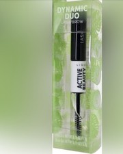 Paquete de 2 rímel negro para pestañas/cejas Lique Active Beauty Dynamic Duo y gel transparente para cejas