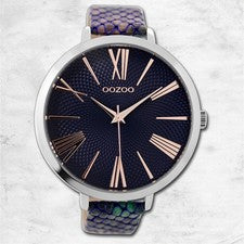 Oozoo Reloj De Pulsera Para Dama Timepieces Analógico De Metal Azul UOC9215A
