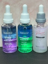Lote de 3 sueros faciales GLOBAL BEAUTY CARE RETINOL, SUERO HIDRATANTE Y POTENTE