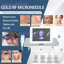 Fraccional RF Microneedling Cold Hammer aparato de cuidado facial 2 en 1 imagen de la piel