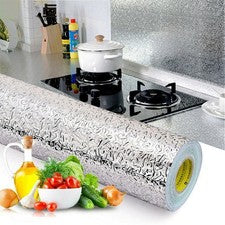 Kit de accesorios decorativos impermeables a prueba de aceite autoadhesivos adhesivos de pared de 1 rollo