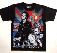Camiseta SEX PISTOLS RARA Logo Bordado Punk Rancid Ramones Exploited Clash