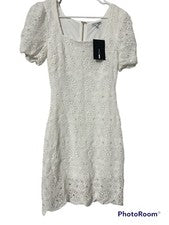 Vestido Nova de moda para mujer talla S No Way crochet blanco